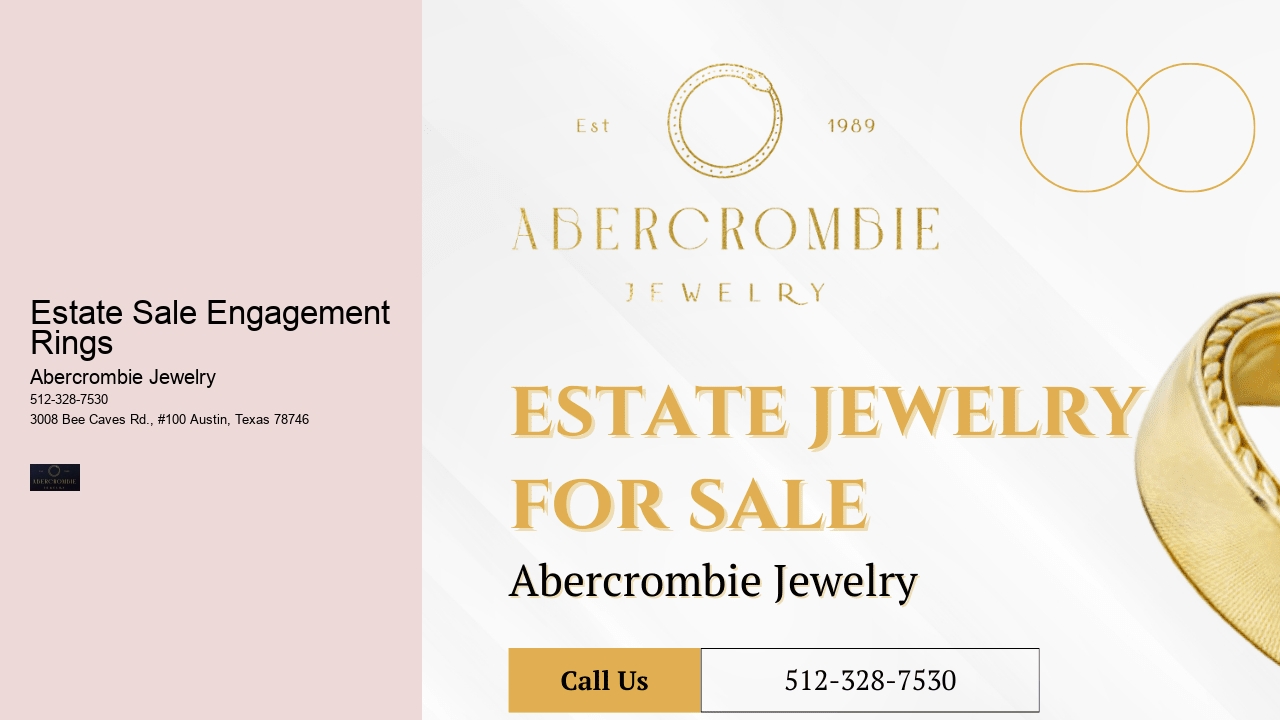 Estate Sale Engagement Rings