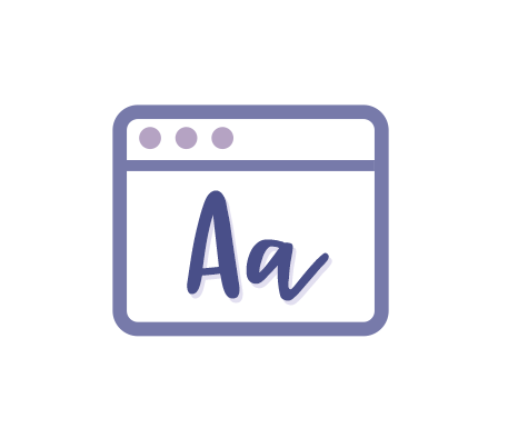 Learn how to connect letters for making fonts