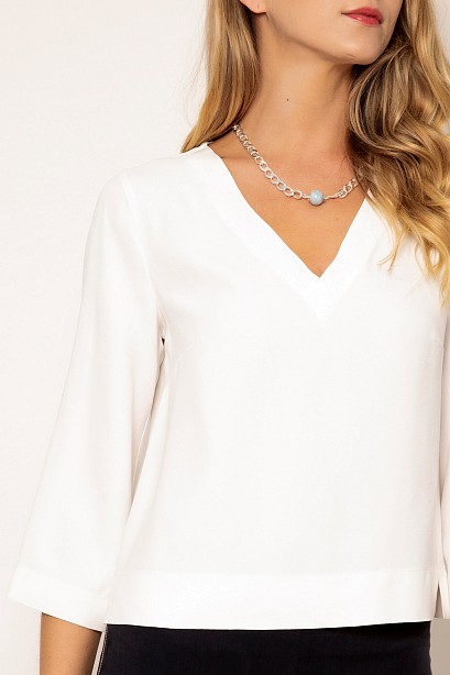 modelos de blusa de crepe