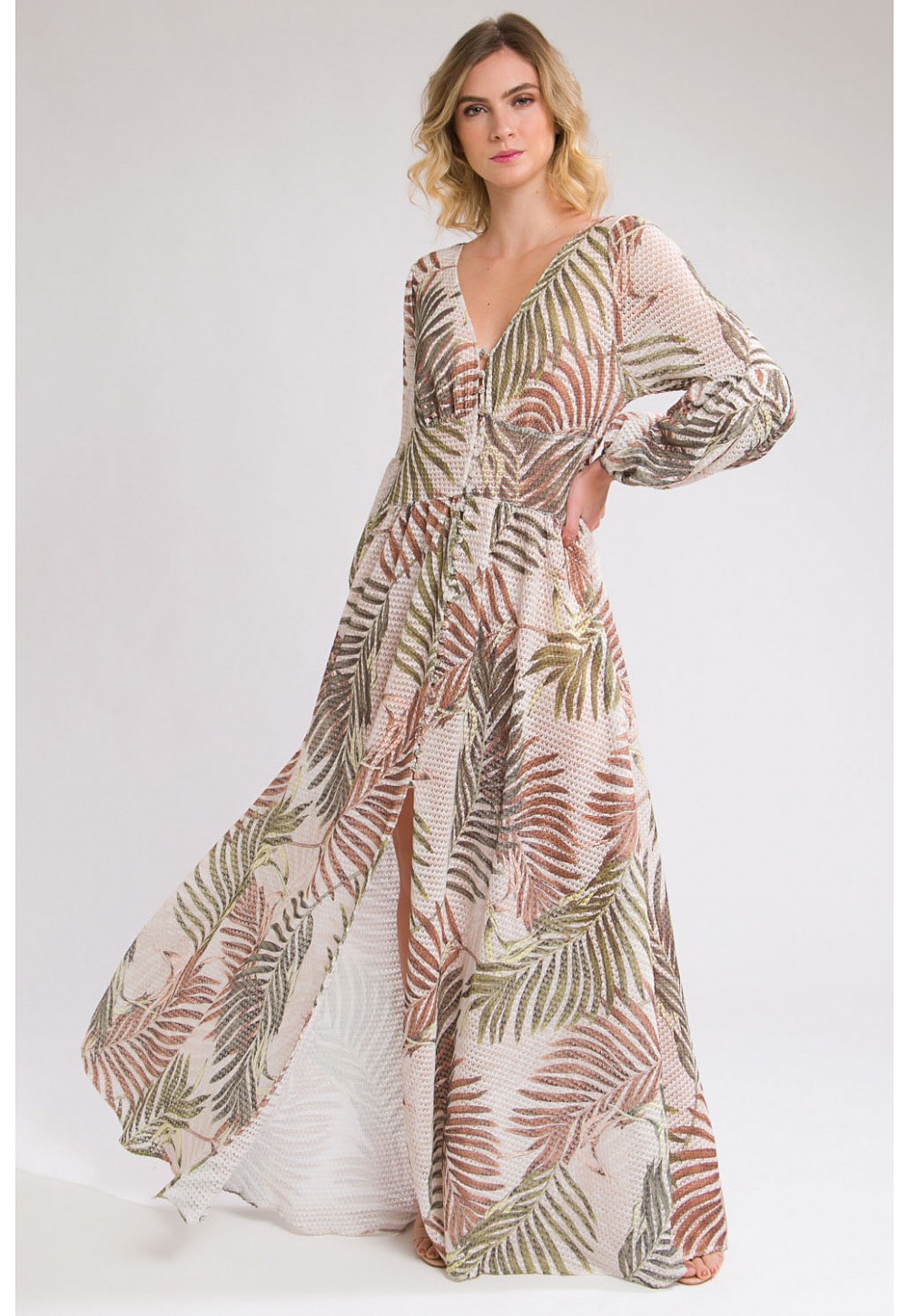 vestido de inverno longo