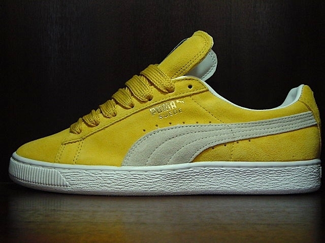 puma suede classic yellow white puma suede classic yellow white