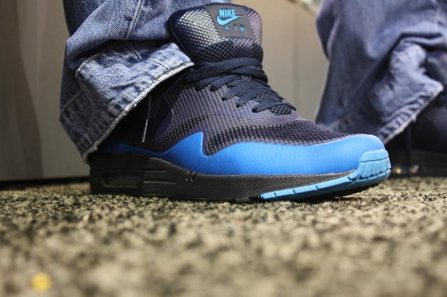 Nike Air Max 1 Hyperfuse Premium Black White Blue Shoes