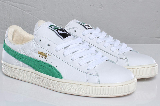 green and white pumas