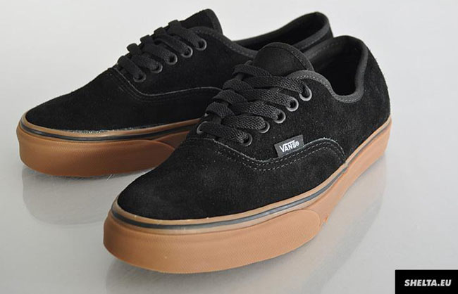 vans all black gum sole vans all black gum sole