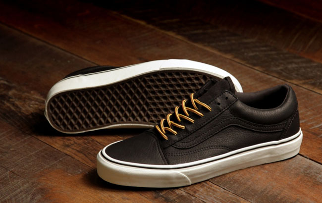 vans old skool leather mens
