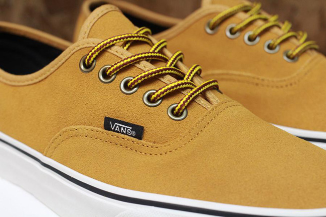 vans authentic tan suede