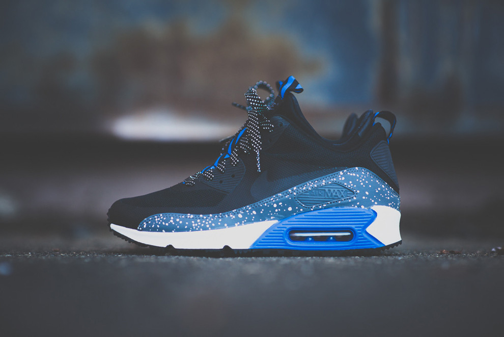 Nike Air Max 90 Mid Sneaker Boot NS Dark Blue