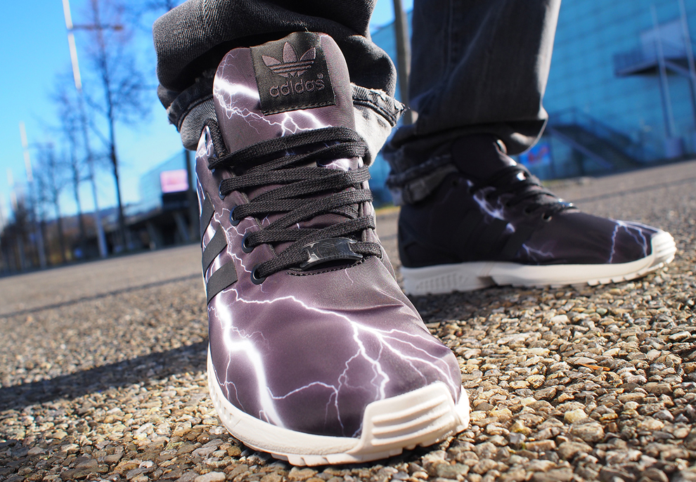 adidas zx flux lightning bolt