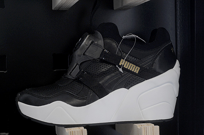 puma disc wedge sneakers