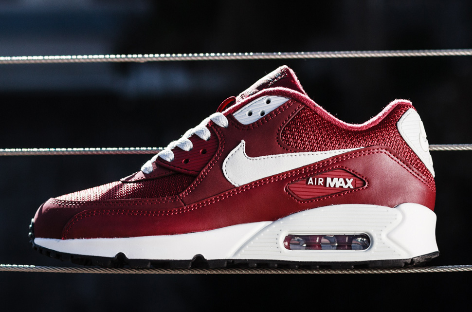 air max 90 leather red