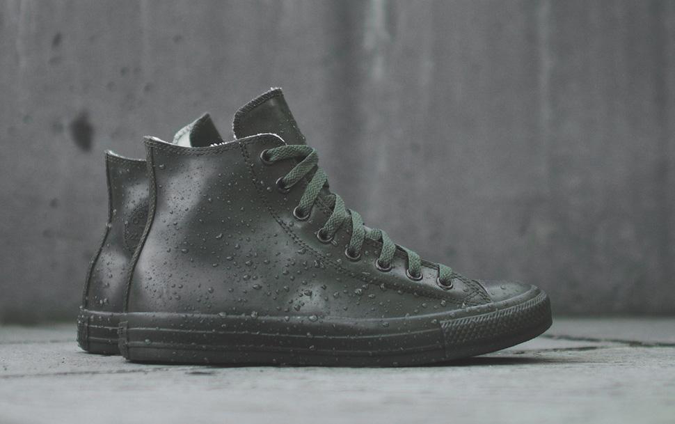 green rubber converse