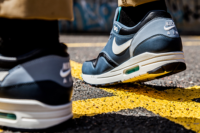 Nike Air Max 1 Leather Dark Grey Nike Air Max 1 Leather Dark Grey