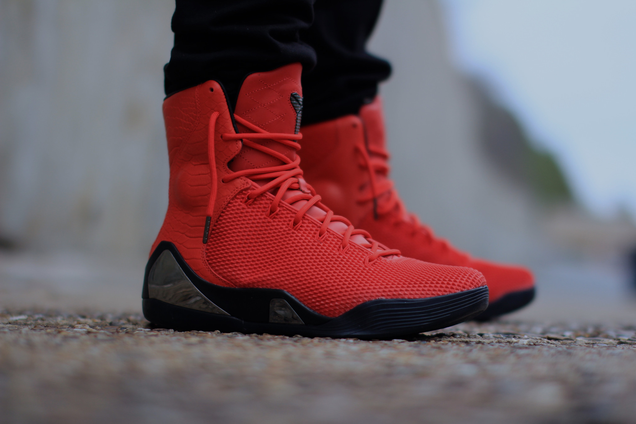 Fashion Nike Kobe 9 KRM EXT Red Mamba Challenge Red Challenge Re