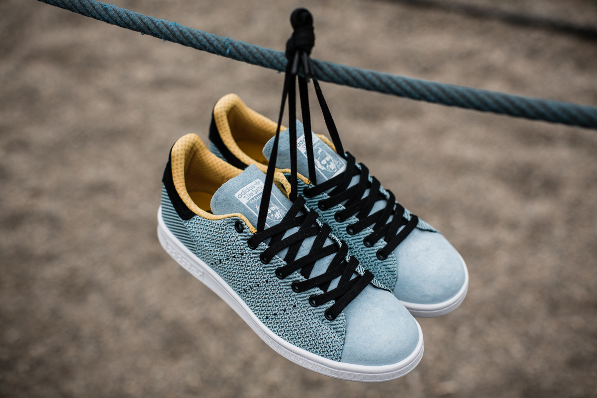 adidas stan smith primeknit blu