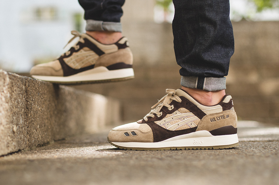 asics gel lyte iii beige brown asics gel lyte iii beige brown