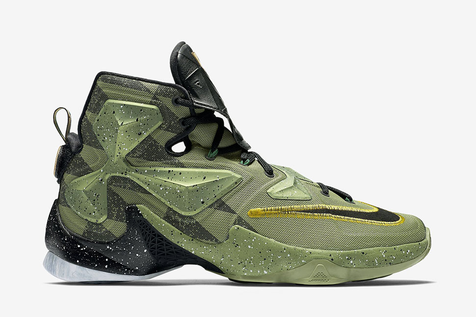 army green lebrons