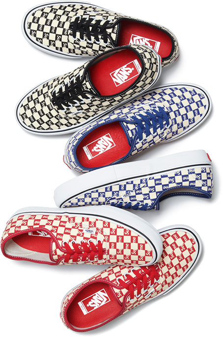 vans x supreme checkered