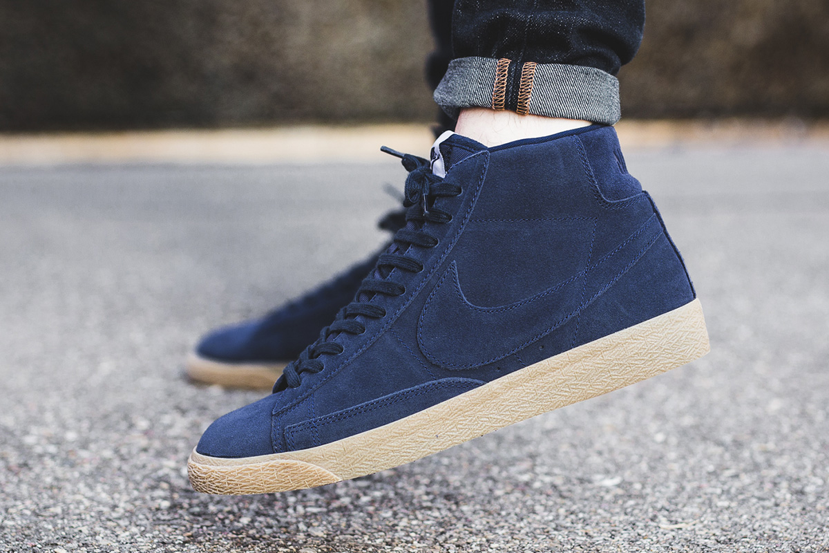 nike blazer mid premium blue