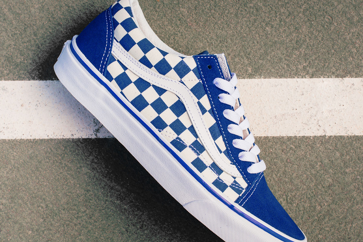 vans blue checkerboard old skool vans blue checkerboard old skool