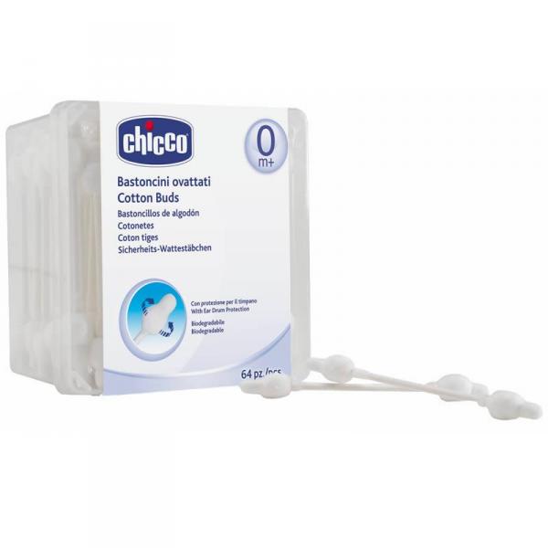 COTONETES FLEXÍVEIS DE SEGURANÇA - CHICCO (2 CAIXAS)