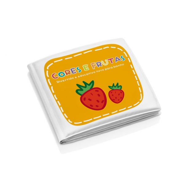 LIVRO EDUCATIVO PARA BANHO "CORES E FRUTAS" - MULTIKIDS BABY