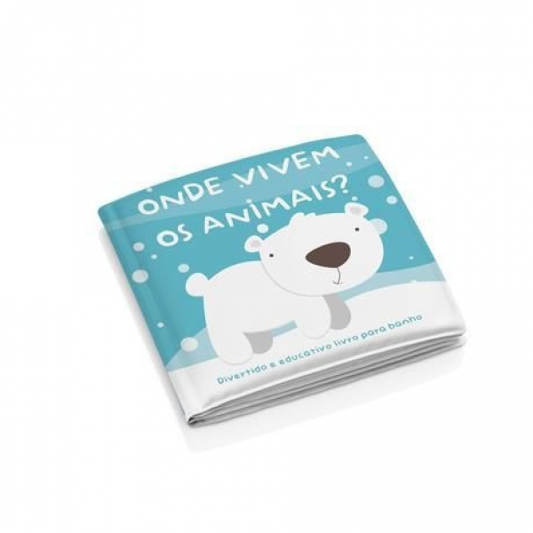LIVRO EDUCATIVO PARA BANHO "ONDE VIVEM OS ANIMAIS?" - MULTIKIDS BABY