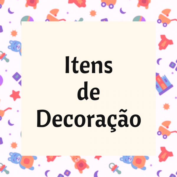 Cota Itens de Decoração