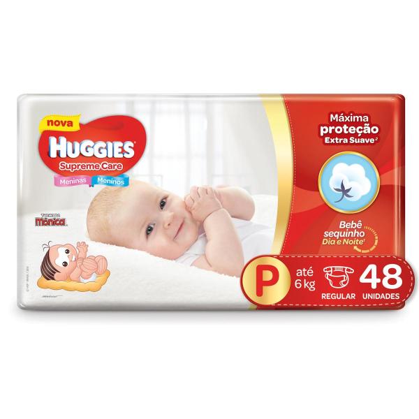 Fralda Huggies Supreme Care P - 48 unidades
