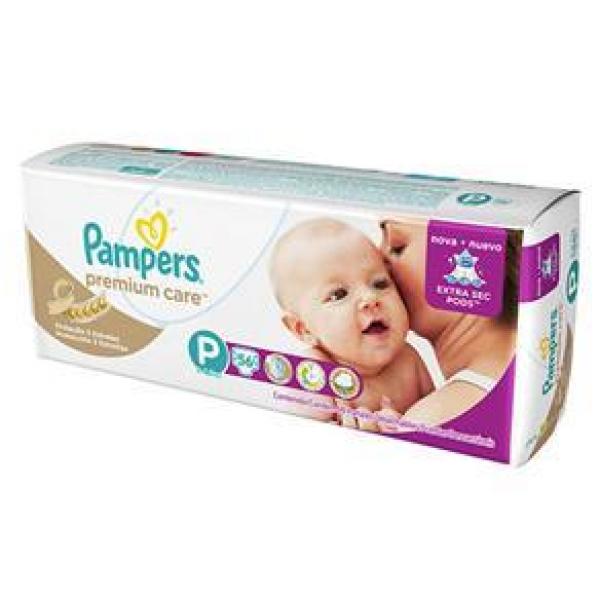 Fralda Pampers Premium Care Hiper P