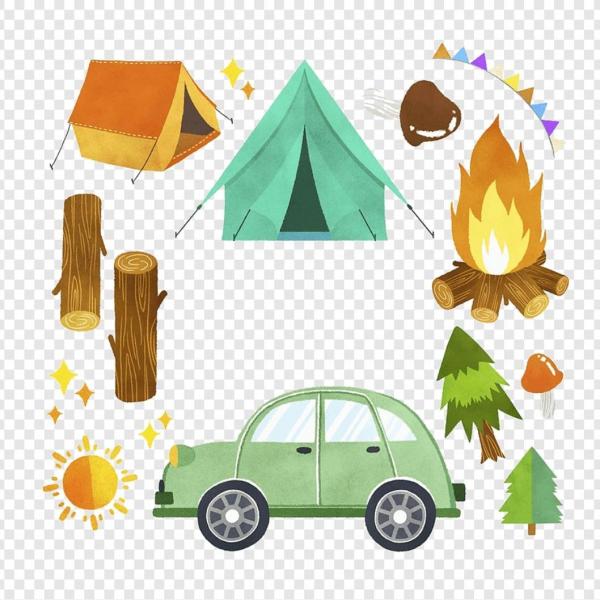 Acampamento com os papais