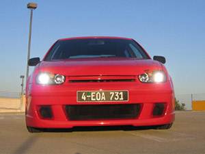 Black and White Euro Plate