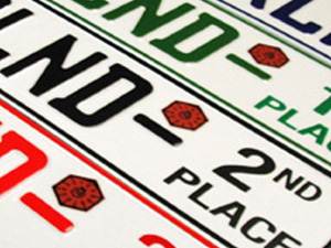 Pacific Waterland Car Show Plates