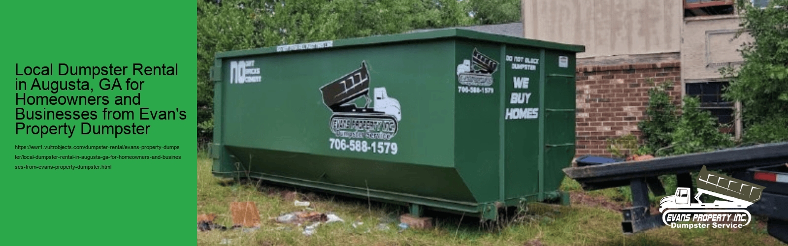 Local Dumpster Rental