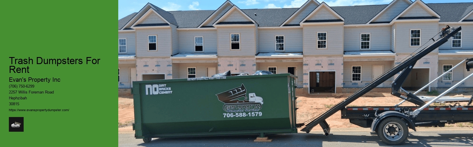 Trash Dumpsters For Rent