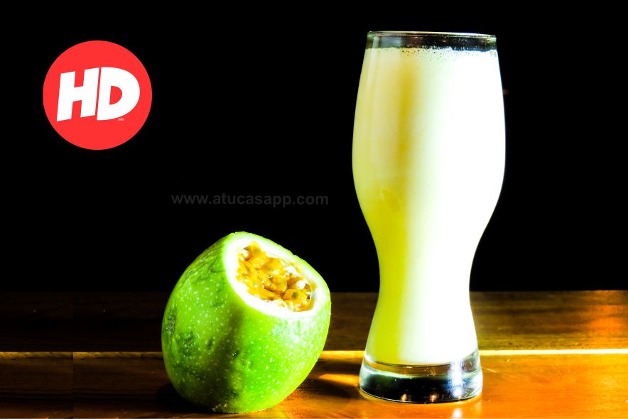 JUGO DE MARACUY� EN LECHE