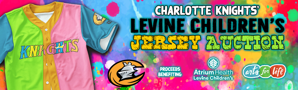 Charlotte knights jersey auction Clearance