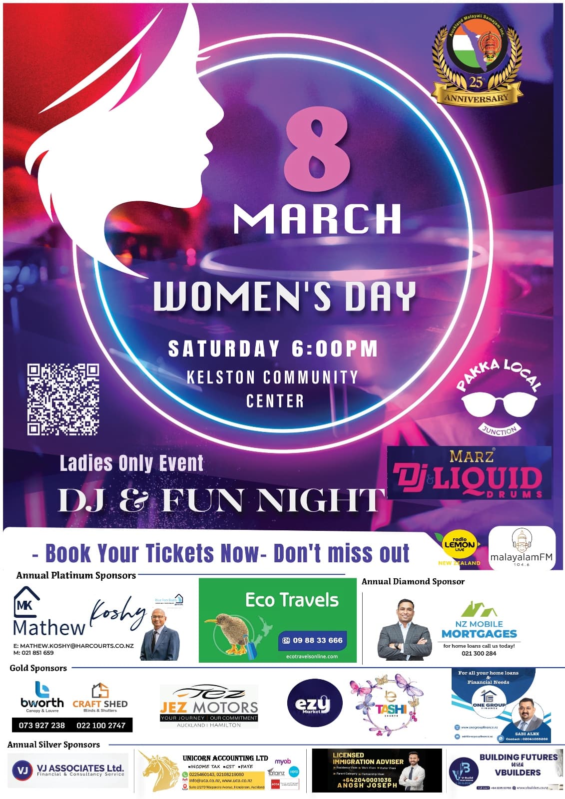 Auckland Malayali Samajam Women's Day Celebration 2025