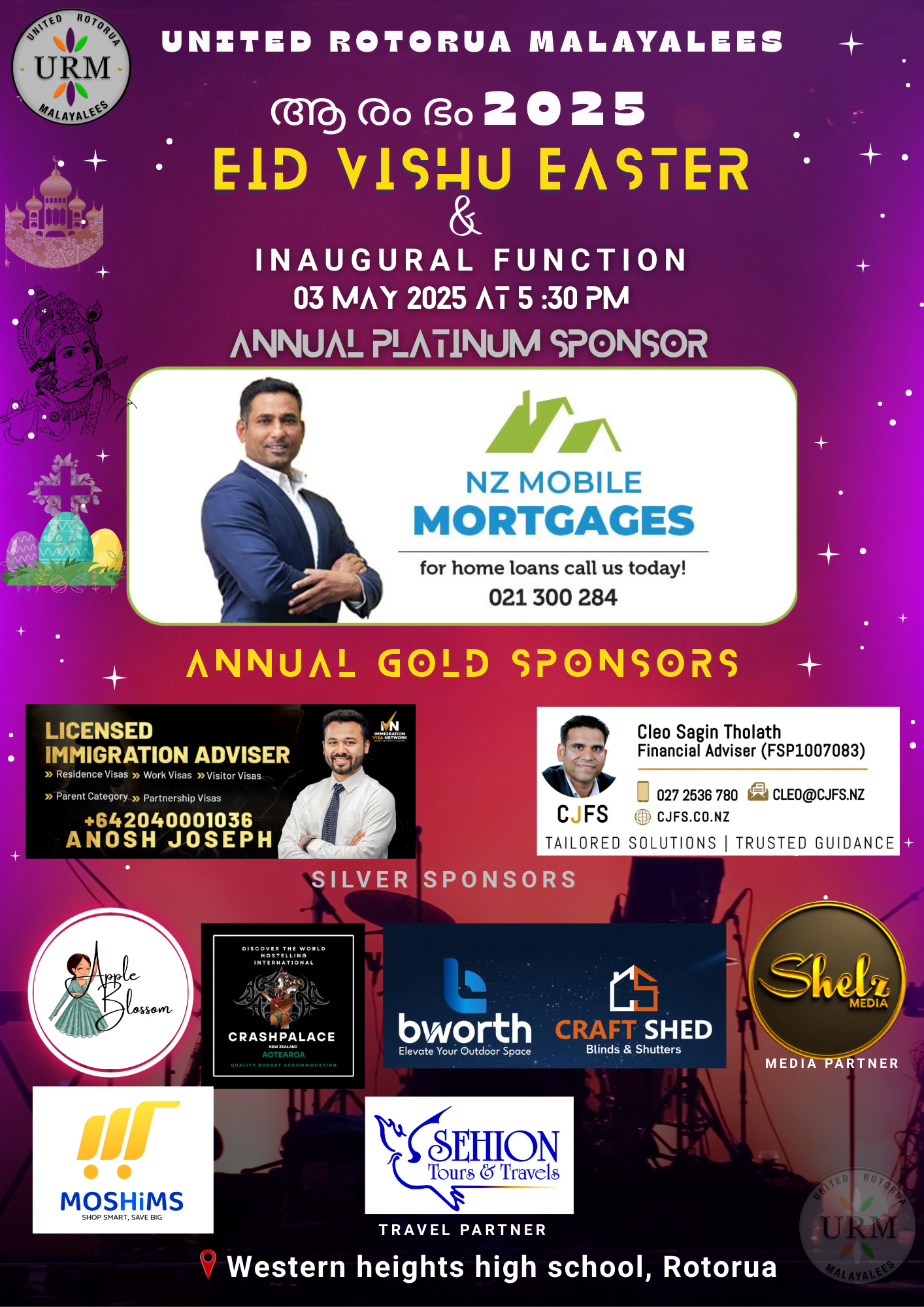 United Rotorua Malayalees AARAMBAM 2025