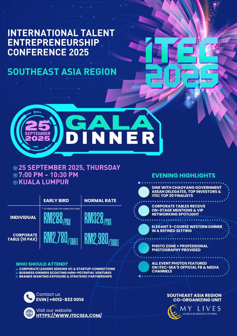 ITEC 2025 Gala Dinner – Southeast Asia Region (Kuala Lumpur) Cover