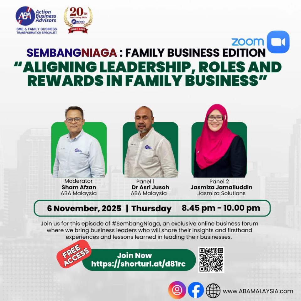 SEMBANG NIAGA : "ALIGNING LEADERSHIP, ROLES AND REWARDS IN FAMILY BUSINESS" Cover