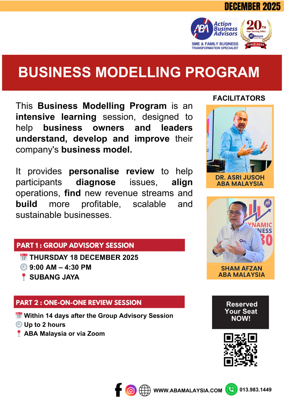 BUSINESS MODELLING PROGRAM Cover