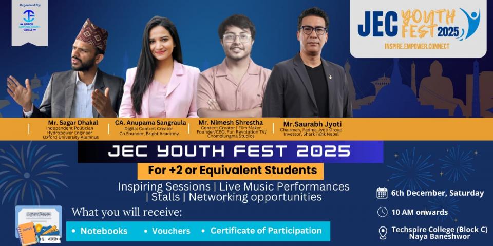 JEC Youth Fest 2025 Cover