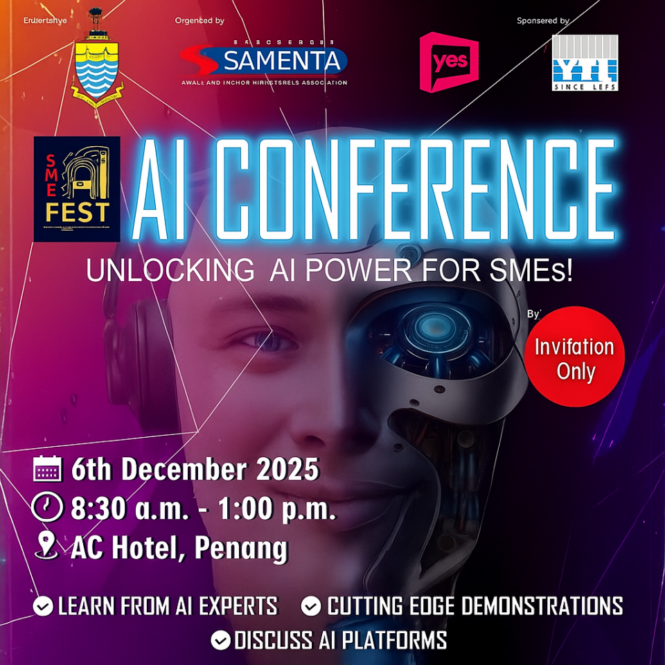 SAMENTA SME AI FEST — AI CONFERENCE 2025 - AI Penang Cover