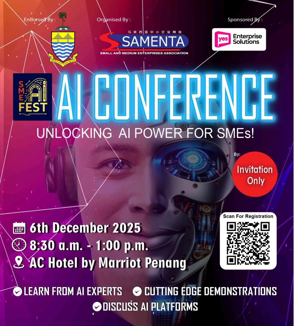 SAMENTA SME AI FEST — AI CONFERENCE 2025 - AI Penang Cover
