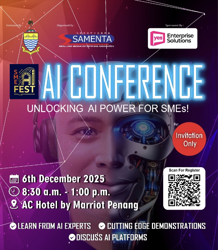 SAMENTA SME AI FEST — AI CONFERENCE 2025 - AI Penang Cover