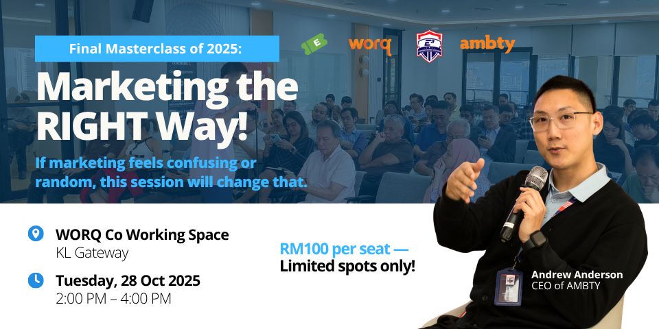 Final Masterclass of 2025: Marketing the RIGHT Way! Cover