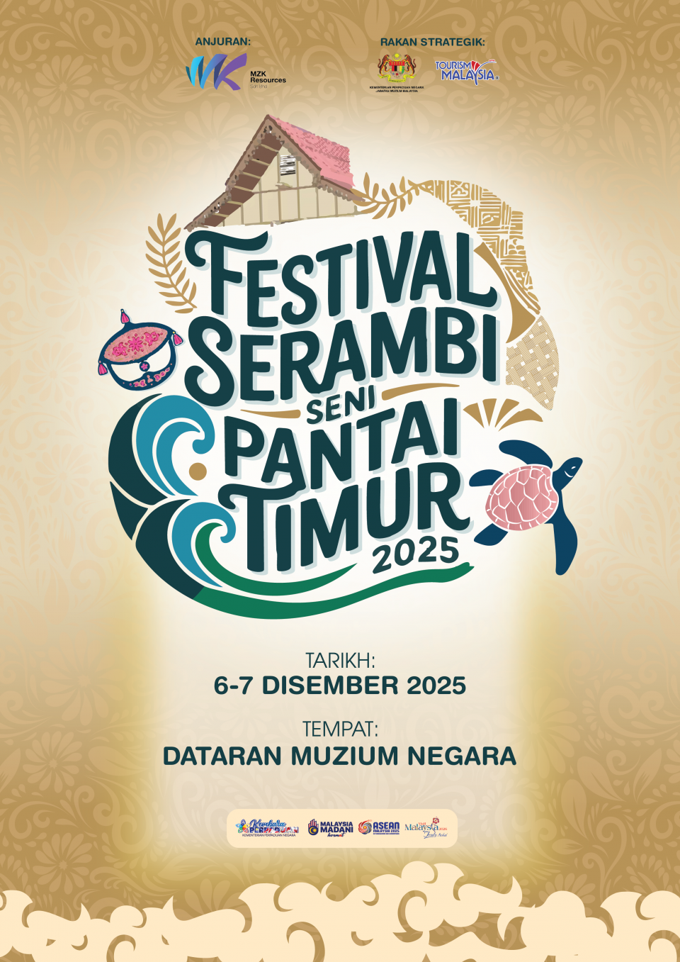 Festival Serambi Seni Pantai Timur 2025 Cover