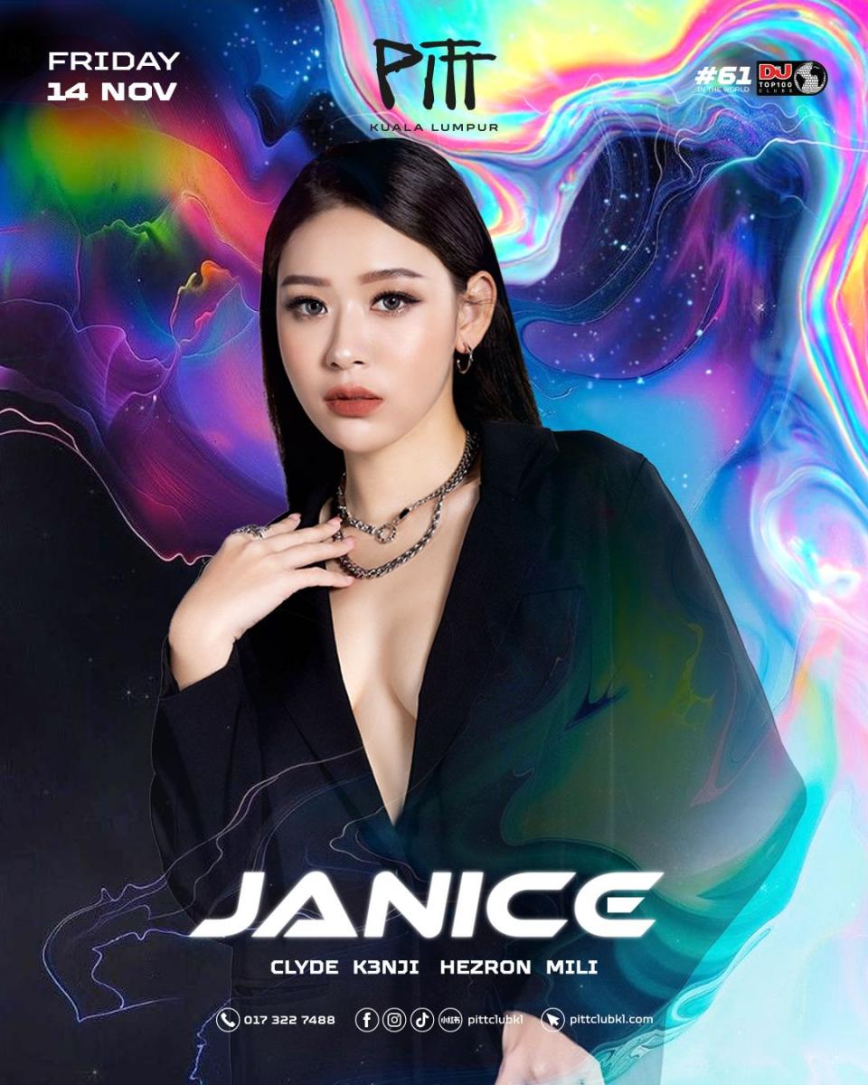 CRAZYFROGKL @ THE PITT 💋 FRI 14 NOV — DJ JANICE — KL’S BREAKOUT PARTY STARTER 🔥 Cover