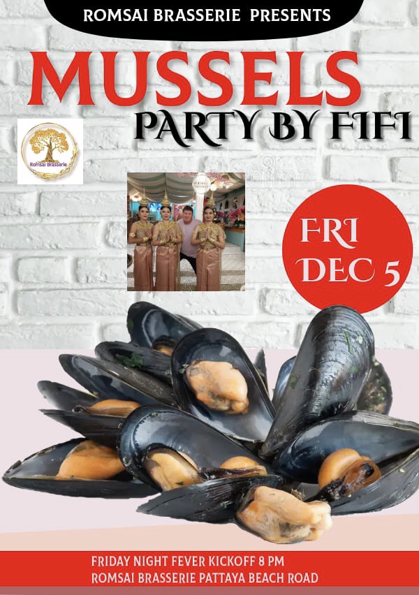 FIFI MUSSELS PARTY FRIDAY DECEMBER 5 TH Cover