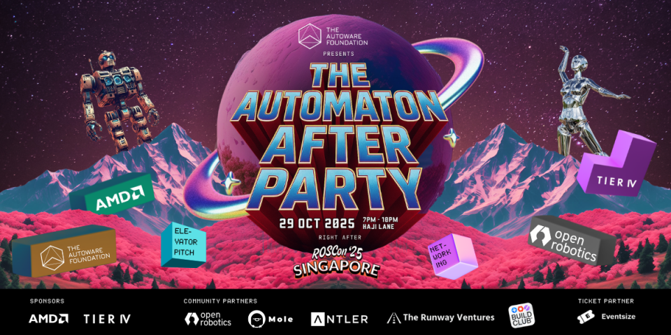 The Automaton After Party - Right after ROSCon 2025 Cover